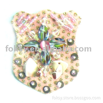Handmade beads motif